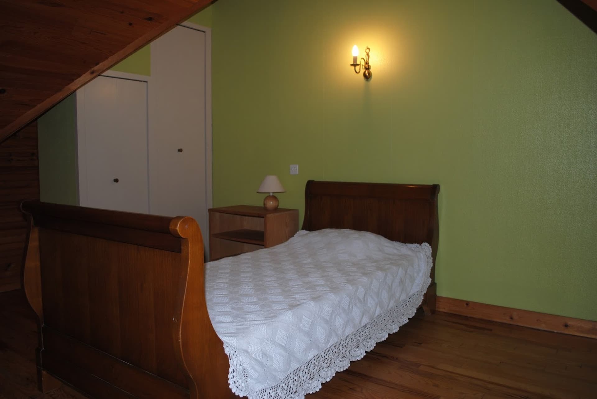 Chambre simple à l'étage