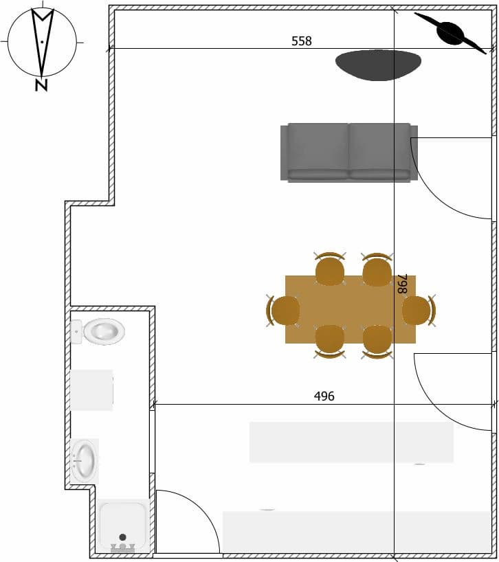 Plan du rez-de-chaussée